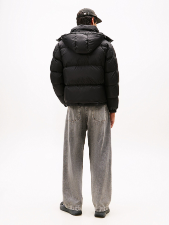 Geaca Bărbați, Tommy Jeans, Negru, Umplutura cu puf de rata, Logo Brodat [2]