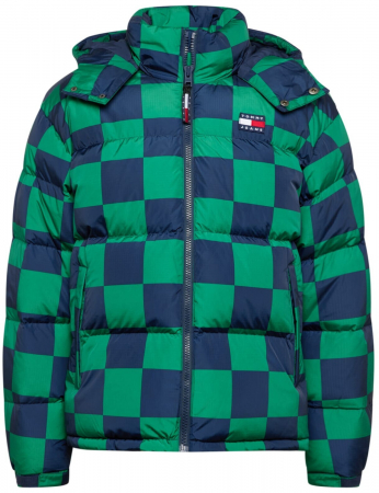 Geaca Barbati, Tommy Jeans, Umplutura cu puf de rata, Verde