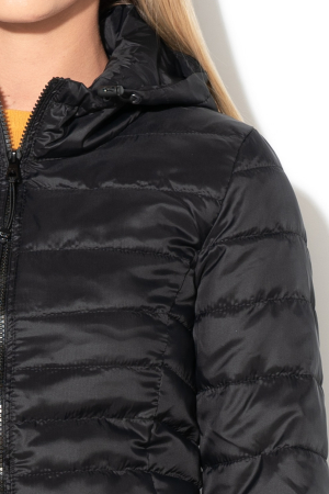 Geaca Dama, Only, Negru, Cu vatelina si gluga [4]