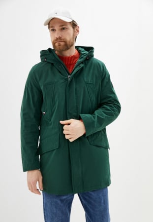 Geaca Parka Barbati, Tommy Hilfiger, Verde Hunter, M