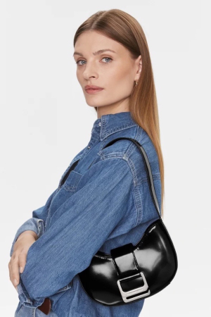 Geanta Dama, Calvin Klein Jeans, Crossbody din piele ecologica, Negru [7]