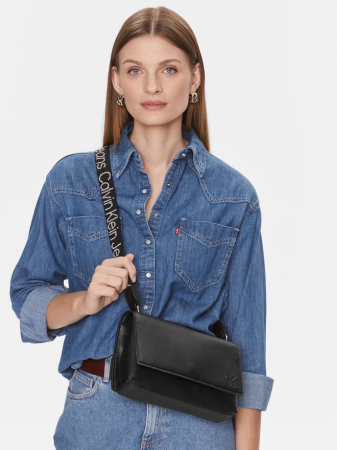 Geanta Dama, Calvin Klein Jeans, Negru, Ultralight, Piele ecologica [7]