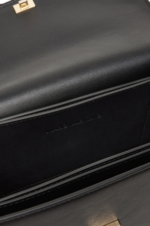 Geanta Dama, Valentino, Negru, Piele Ecologica, Logo Metalic [5]