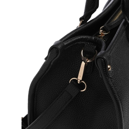 Geanta de umar dama, Valentino, Negru, Logo in relief, 34x14x25 cm [5]