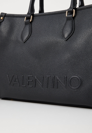 Geanta de umar dama, Valentino, Negru, Logo in relief, 34x14x25 cm [4]