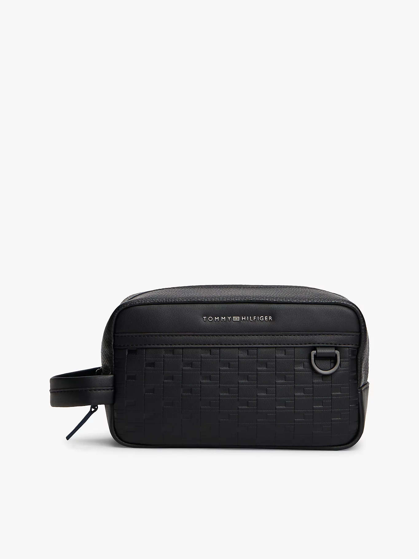 Accesorii - Geanta pentru cosmetice, Tommy Hilfiger, Negru, Logo Metalic