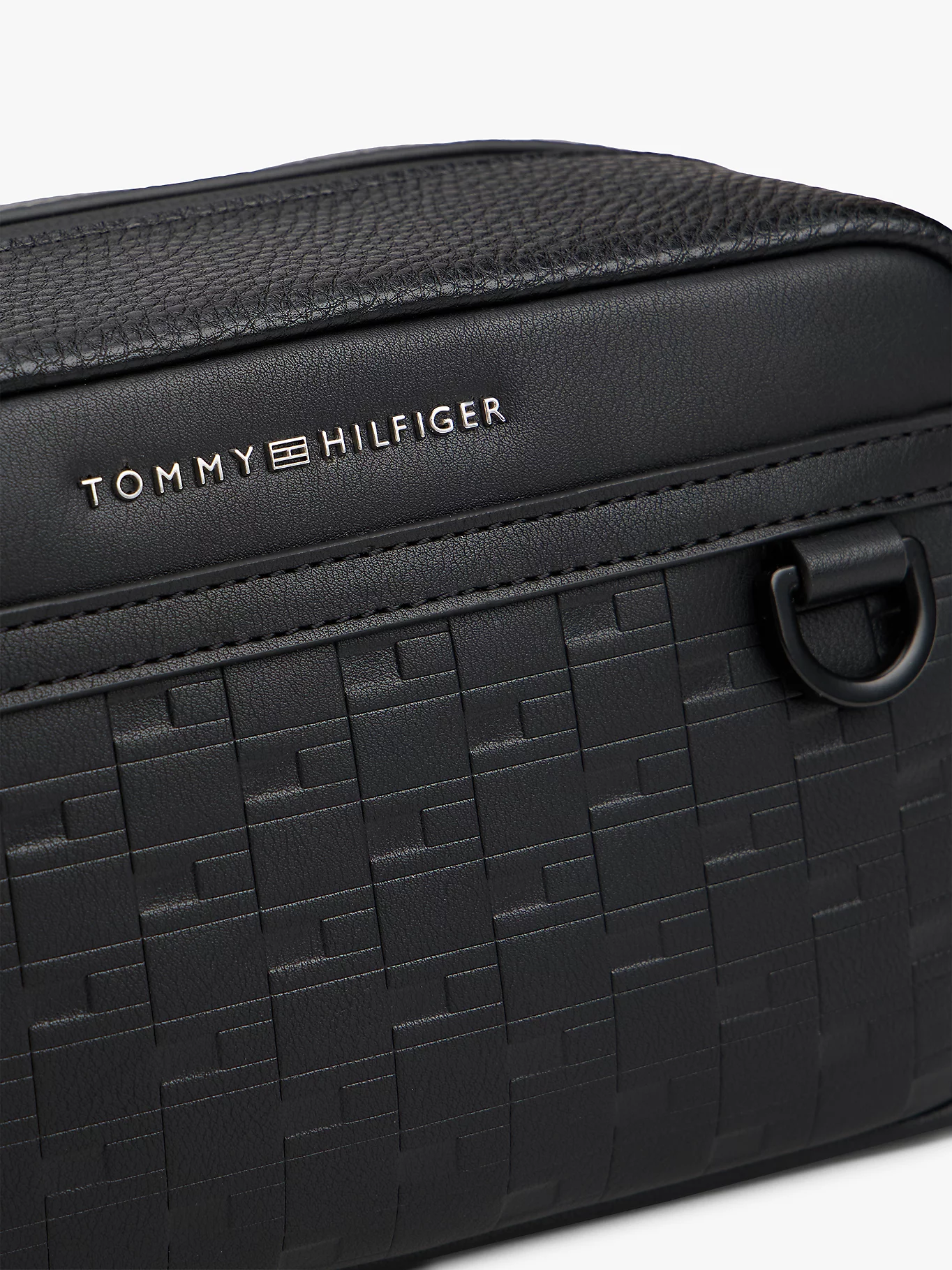 Geanta pentru cosmetice, Tommy Hilfiger, Negru, Logo Metalic [2]