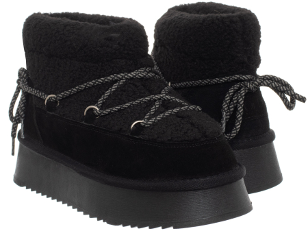 Ghete Dama, Solo Soprani Couture, Piele Naturală, Cu blanǎ si platformǎ [3]