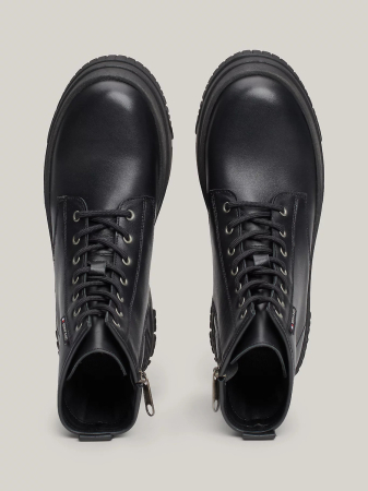 Ghete Dama, Tommy Jeans, Piele naturalǎ, Talpa Antiderapantǎ, Negru [5]
