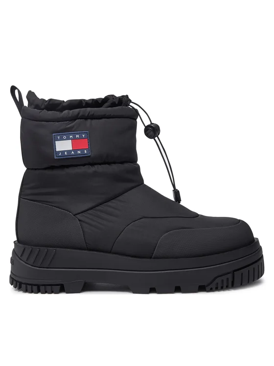 Incaltaminte - Cizme de zăpadă bărbați, Tommy Jeans, Negru, Impermeabile, 43 EU