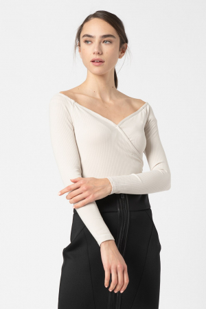 Guess, Bluza Dama, Perecuta cu decolteu pe umeri, Bej deschis [3]