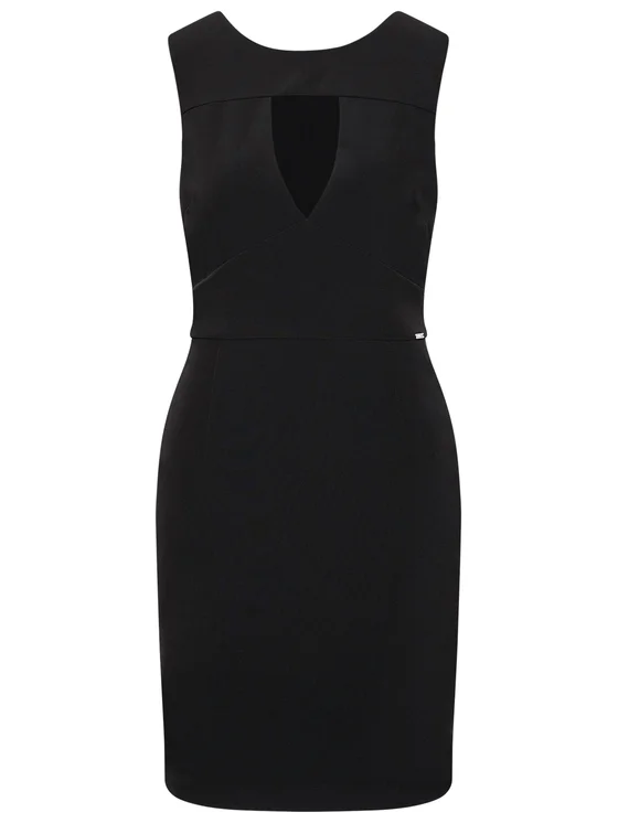 Guess, Rochie Dama, Mini cu decupaj frontal, Negru, M [4]