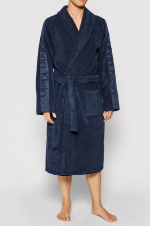 Halat Barbati, Calvin Klein, Albastru, Bumbac, Logo [1]