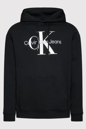 Hanorace - Hanorac Barbati, Calvin Klein Jeans, Negru,