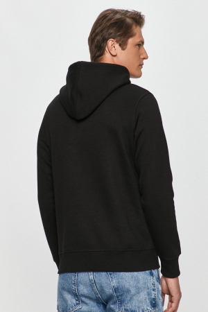 Hanorac Bărbați, Calvin Klein jeans, Negru, Cu Gluga, Logo Brodat [2]