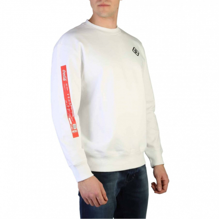 Hanorac Barbati, Diesel & Coca Cola, Alb, M INTL [3]