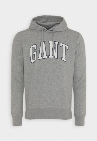 Hanorace - Hanorac Bărbați, Gant, Gri, Logo