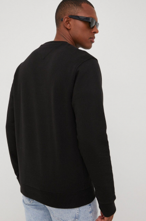 Hanorac Barbati, Tommy Hilfiger, Negru/Albastru Închis, Bumbac, Logo printat [1]