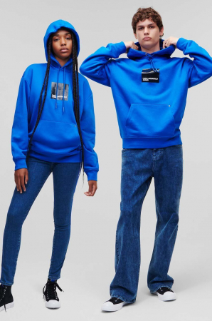 Hanorac Dama, Karl Lagerfeld, Albastru, Bumbac, XL [5]