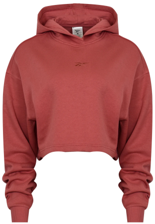 Femei - Hanorac Dama, Reebok, Yoga Coverup, Bumbac, Roz Pal