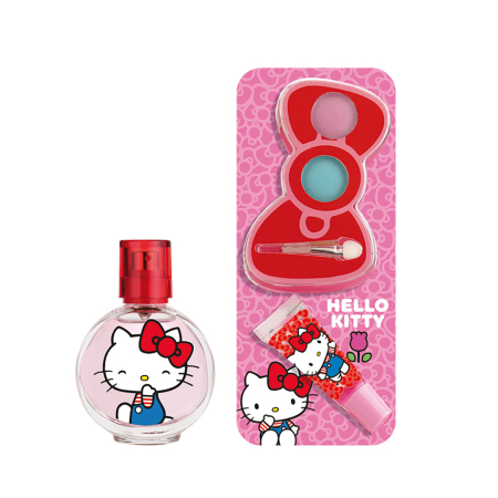 Hello Kitty, Parfum EDT 30 ml + Luciu de buze + Fard de pleoape [1]