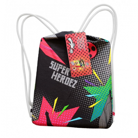 Husa de pat copii, Miraculous, Ladybug & Motan Noir, Bumbac, Multicolor [1]