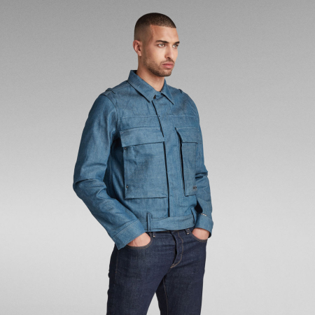 Jacheta Bărbați, G-Star Raw, Denim, Albastru [2]