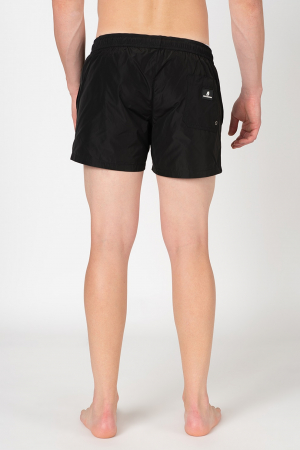 Karl Lagerfeld, Pantaloni scurti de inot cu talie elastica, Negru, M [1]