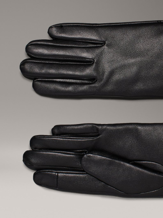 Manusi Barbati, Calvin Klein, 100% Piele Naturală, Negru [4]