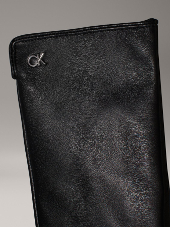 Manusi Barbati, Calvin Klein, 100% Piele Naturală, Negru [5]