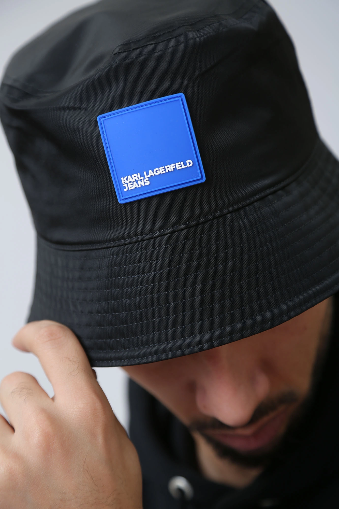 Palarie Barbati, Karl Lagerfeld, Negru, Logo, One Size [3]