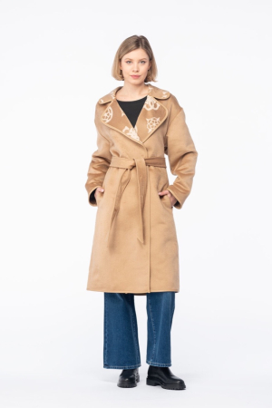 Palton Dama, Guess, Maro, Logo Printat [2]