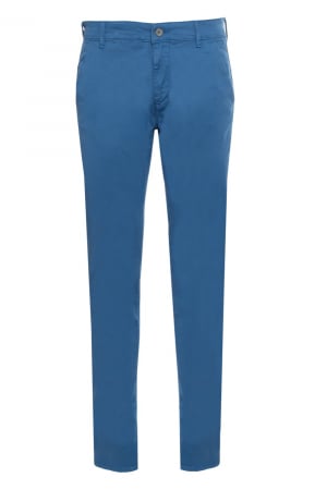 Pantaloni - Pantaloni Bărbați, Gas, Casual, Albastru, Bumbac, W34
