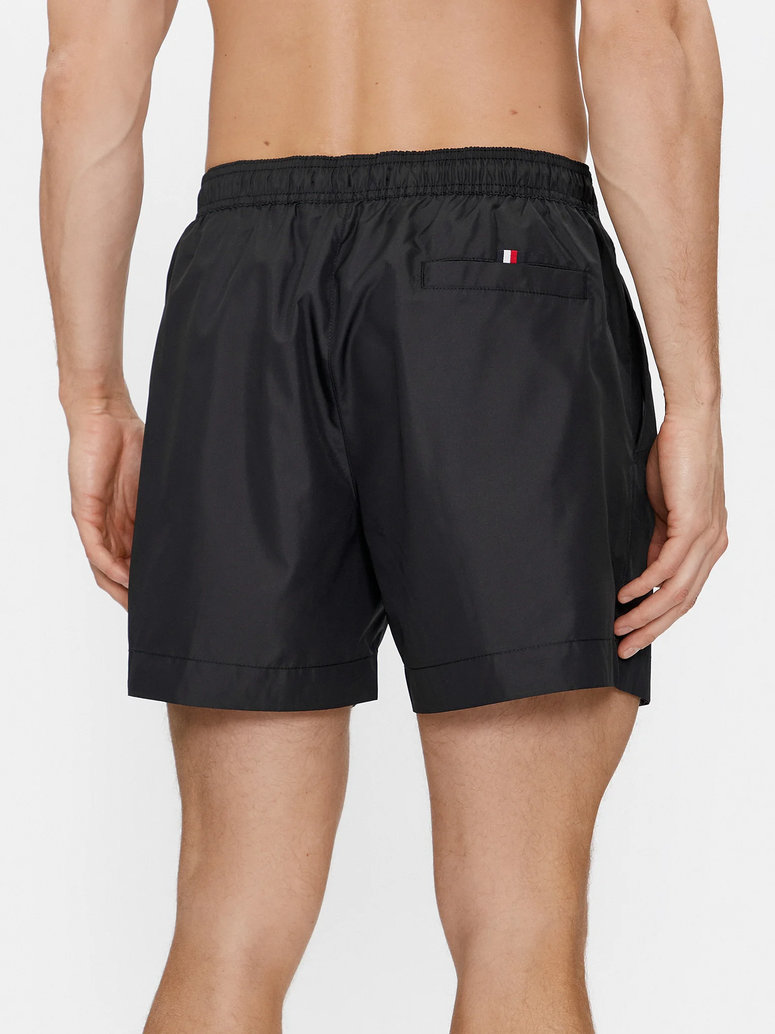 Pantaloni de baie, Tommy Hilfiger, Negru, Logo Brodat [1]