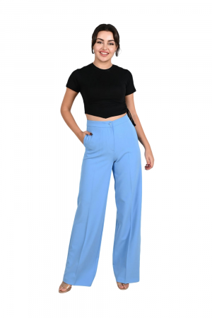 Pantaloni Dama, Drepti si eleganti, Talie inalta si croi drept