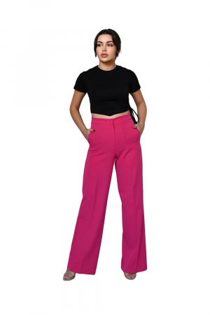 Pantaloni Dama, Drepti si eleganti, Talie inalta si croi drept [2]