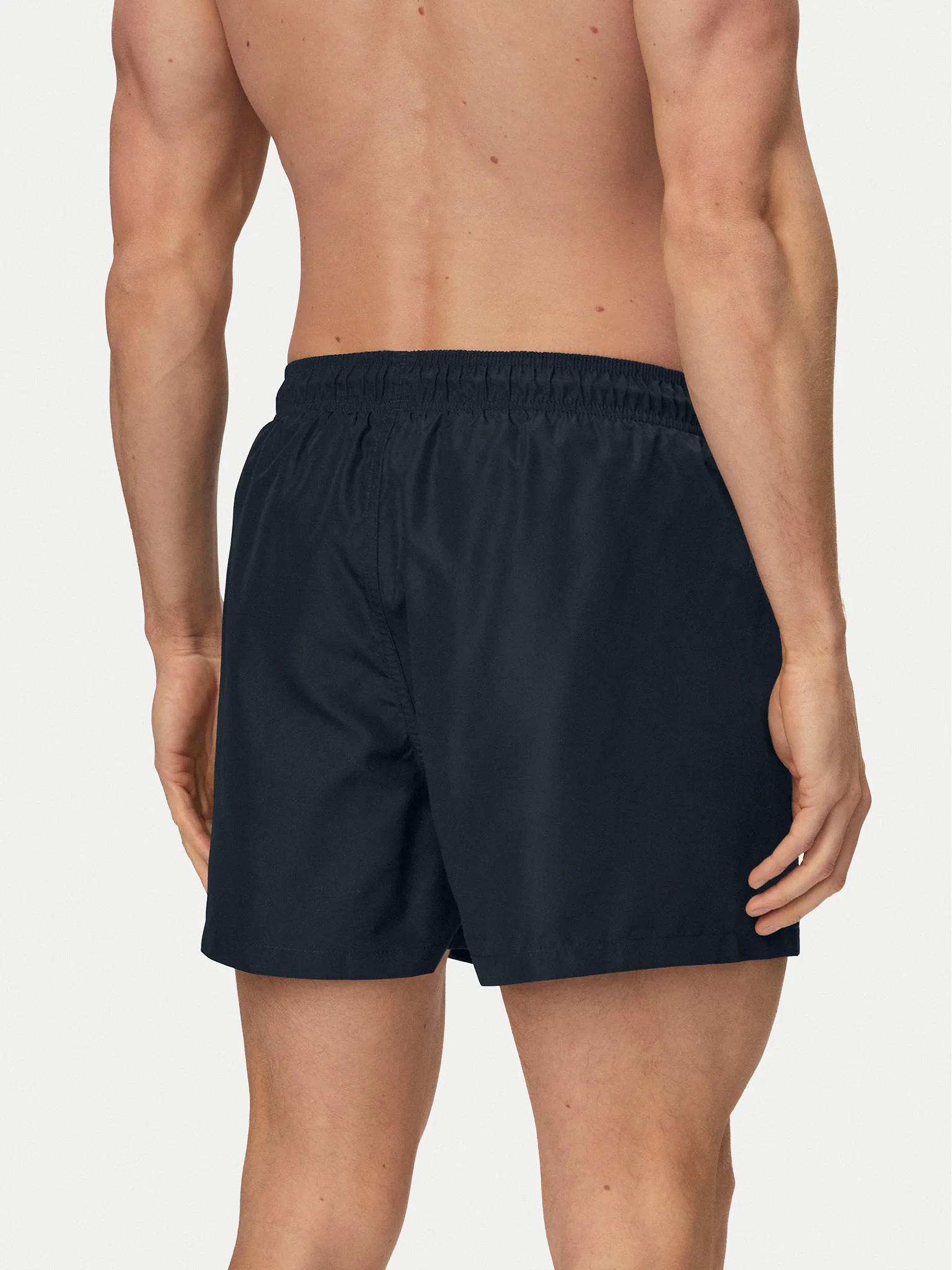 Pantaloni de baie, Emporio Armani, Negru, Logo [1]