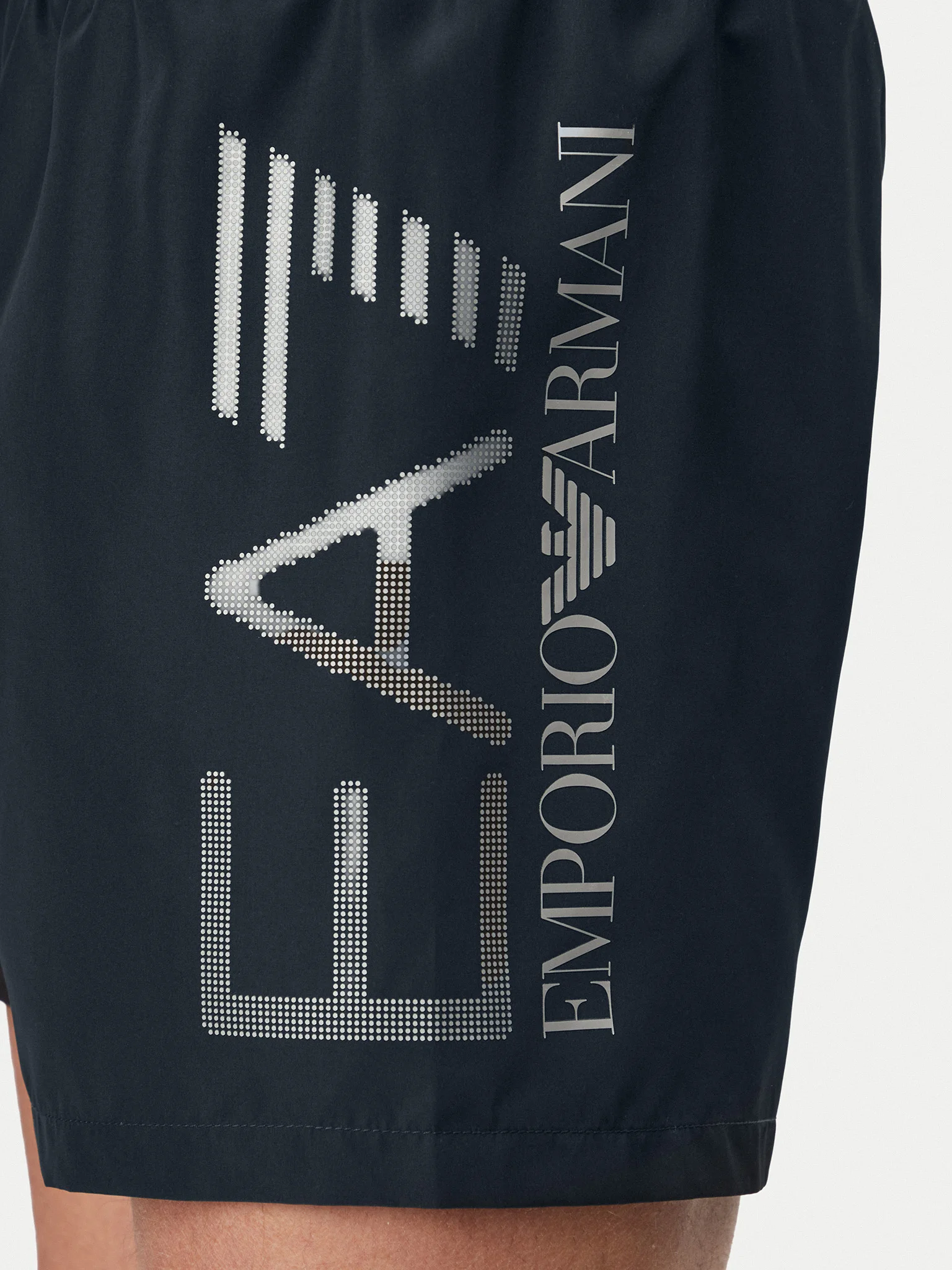Pantaloni de baie, Emporio Armani, Negru, Logo [2]