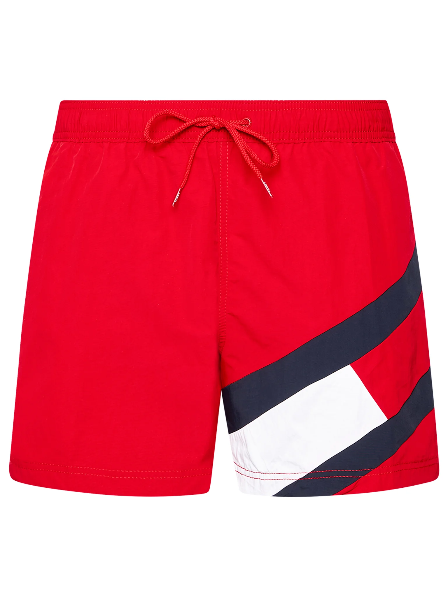Pantaloni de baie, Tommy Hilfiger, Roșu, Logo