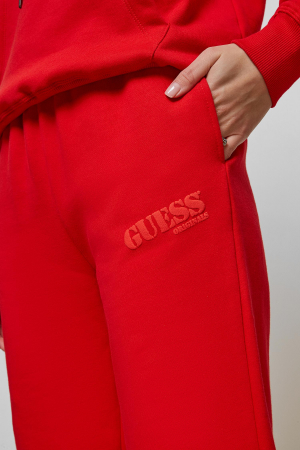 Pantaloni de trening dama, Guess, Rosu, Bumbac [3]