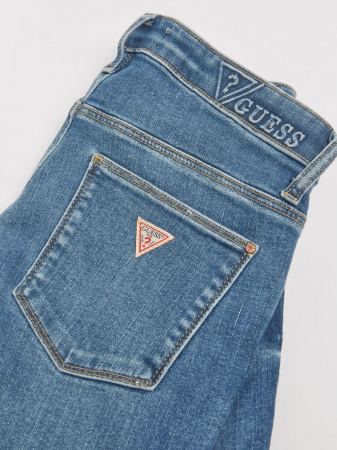 Pantaloni denim dama, Guess, Albastru, Cu talie medie, W27-L32 [5]