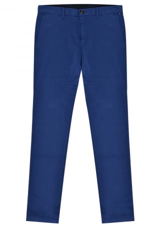 Pantaloni lungi barbati, Tommy Hilfiger, Albastru inchis, Bumbac, W33/L32 [6]
