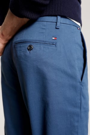 Pantaloni lungi barbati, Tommy Hilfiger, Albastru inchis, Bumbac, W33/L32 [3]