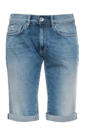 Pantaloni scurti barbati, Gas, Albastru, Bumbac