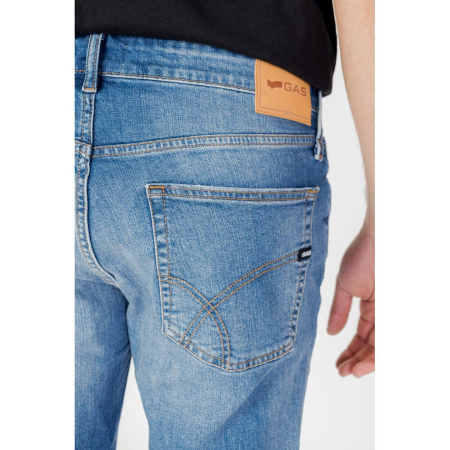 Pantaloni scurți bărbați, Gas, Albastru, Denim [3]