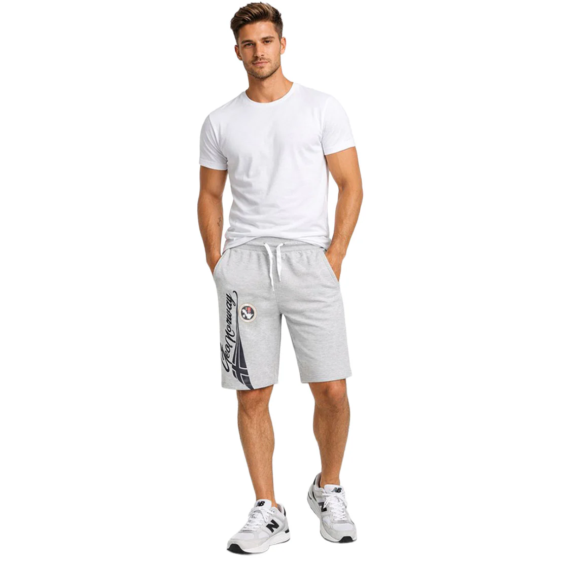 Pantaloni scurti barbati, Geographical Norway, Sport, Bumbac