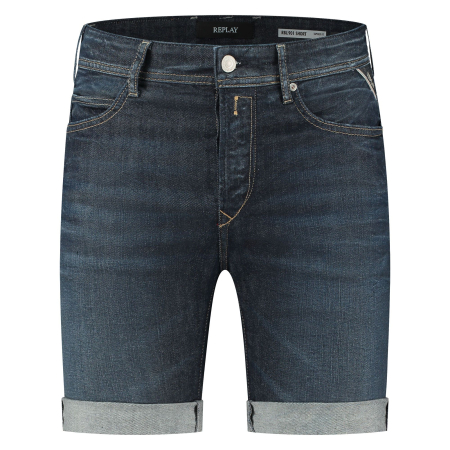 Pantaloni scurți bărbați, Replay, Albastru Închis, Regular Fit [1]