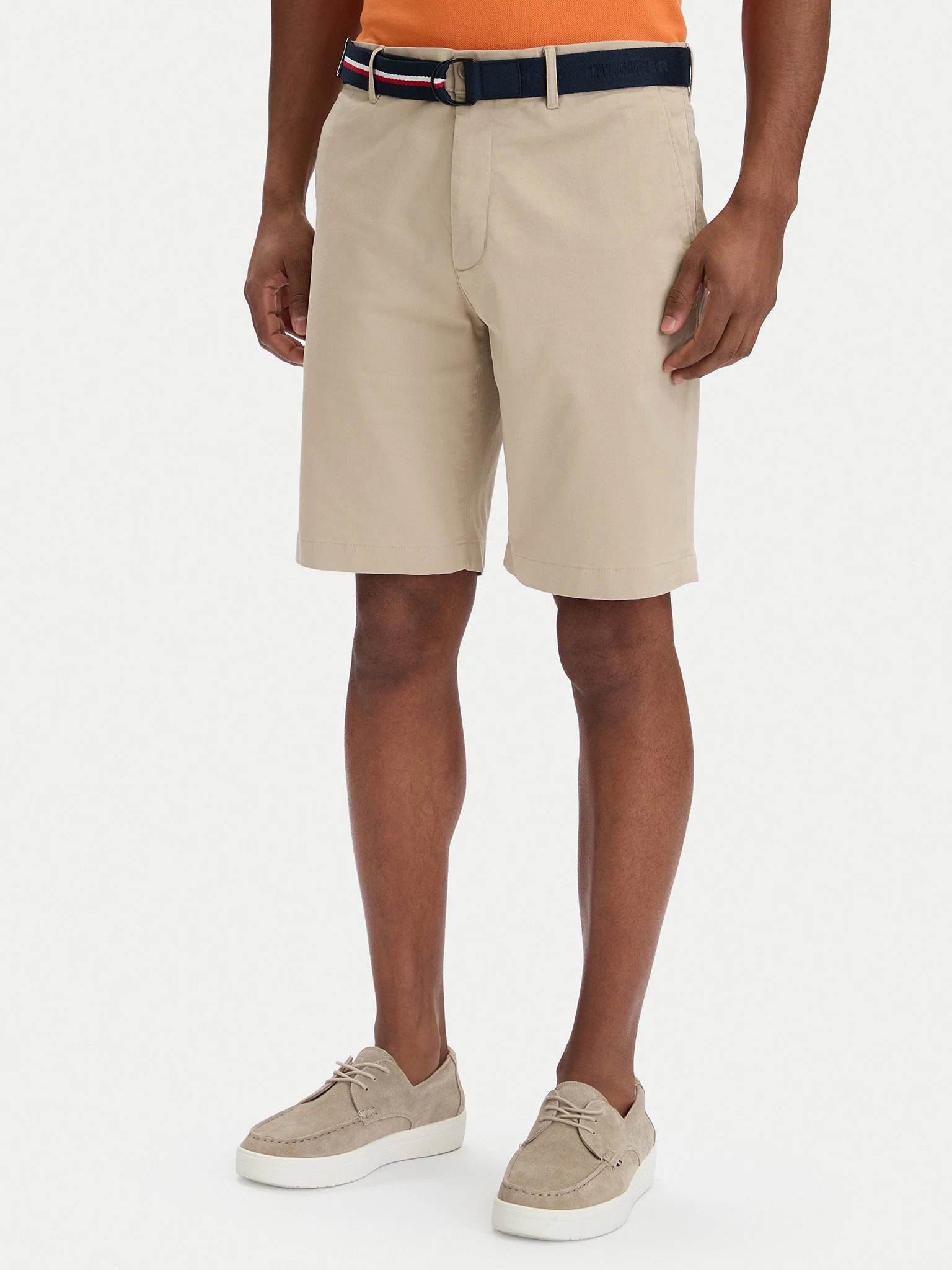 Pantaloni scurți bărbați si curea inclusă, Tommy Hilfiger, Slim Fit