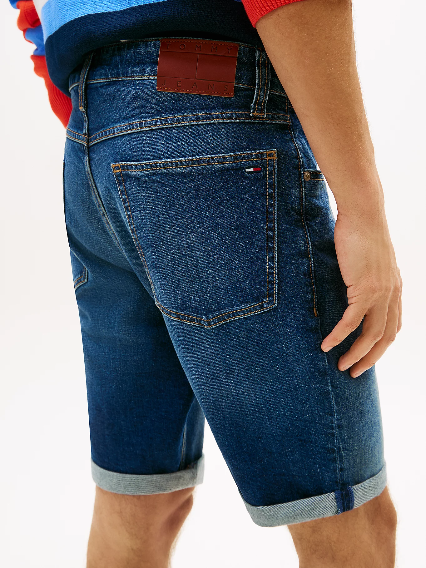 Pantaloni scurți bărbați, Tommy Jeans, Albastru, Ronnie, Denim [1]