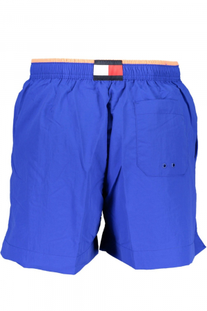 Pantaloni scurti de baie barbati, Tommy Hilfiger, Albastru inchis, M [5]